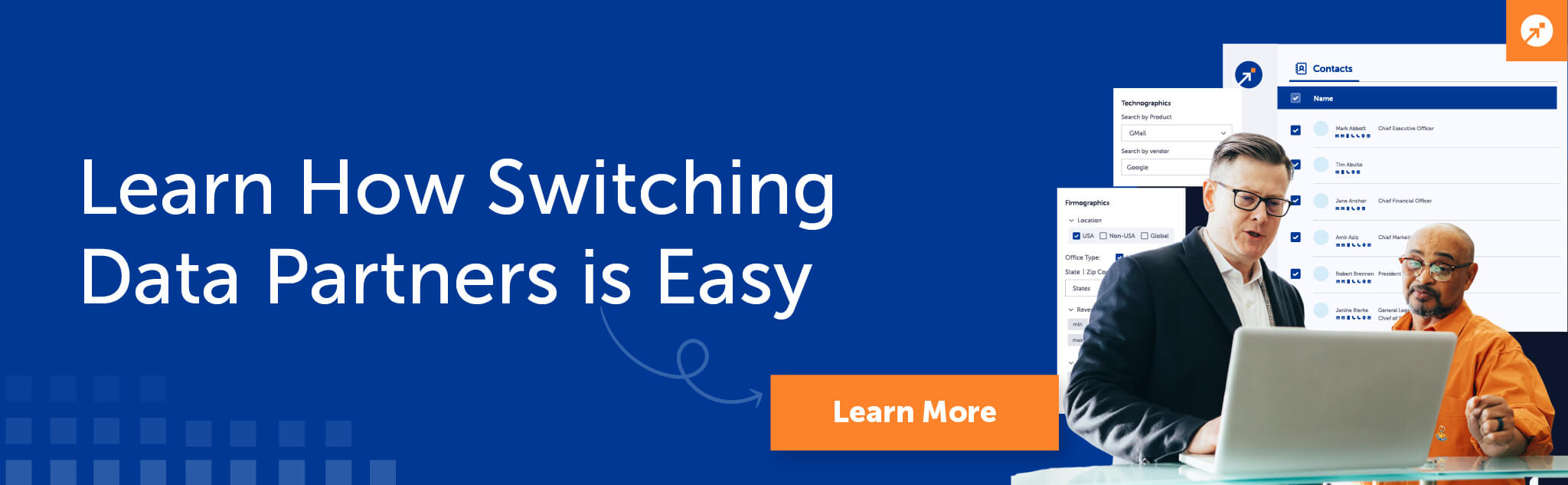 learn how switching data partners is easy