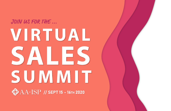 Join us at AA-ISP’s Free Virtual Sales Summit