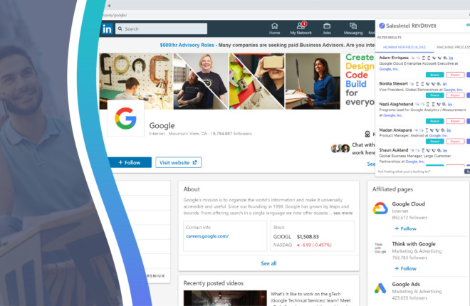 SalesIntel Inc. Announces An Updated Version Of Their Free Chrome Extension, RevDriver