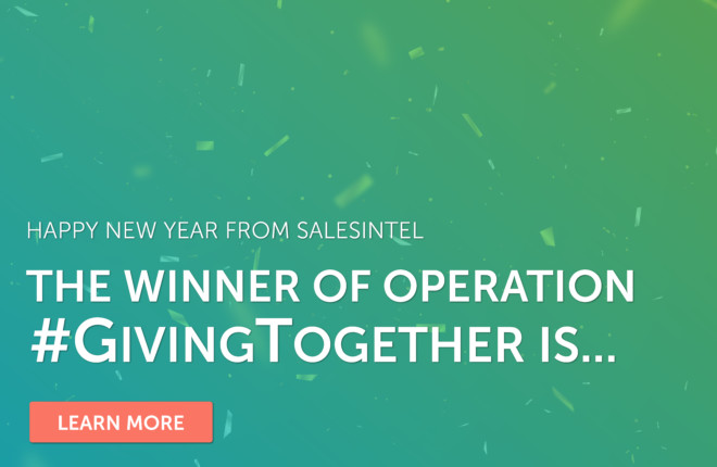 SalesIntel Donates to S.O.M.E. in Operation #GivingTogether