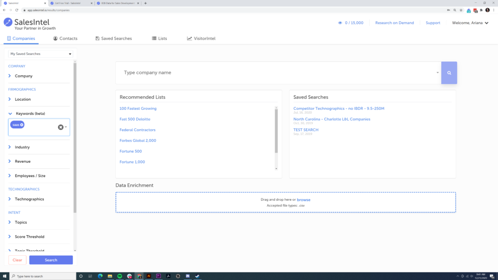 Prospect List Software How to Build A Highly Targeted Sales Prospect List - SalesIntel
