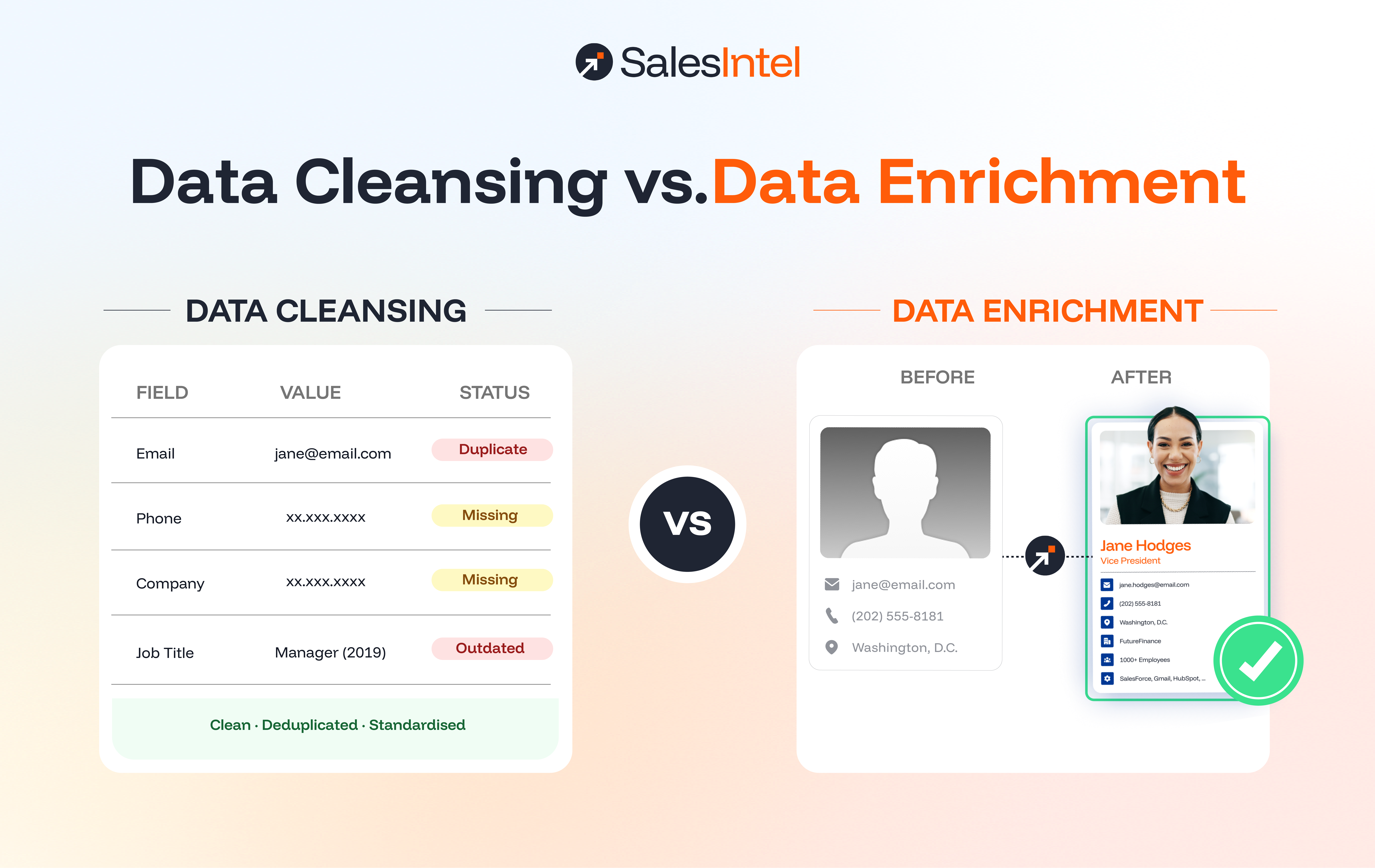 Data Cleansing VS Data Enrichment – What Should Be Your Focus?