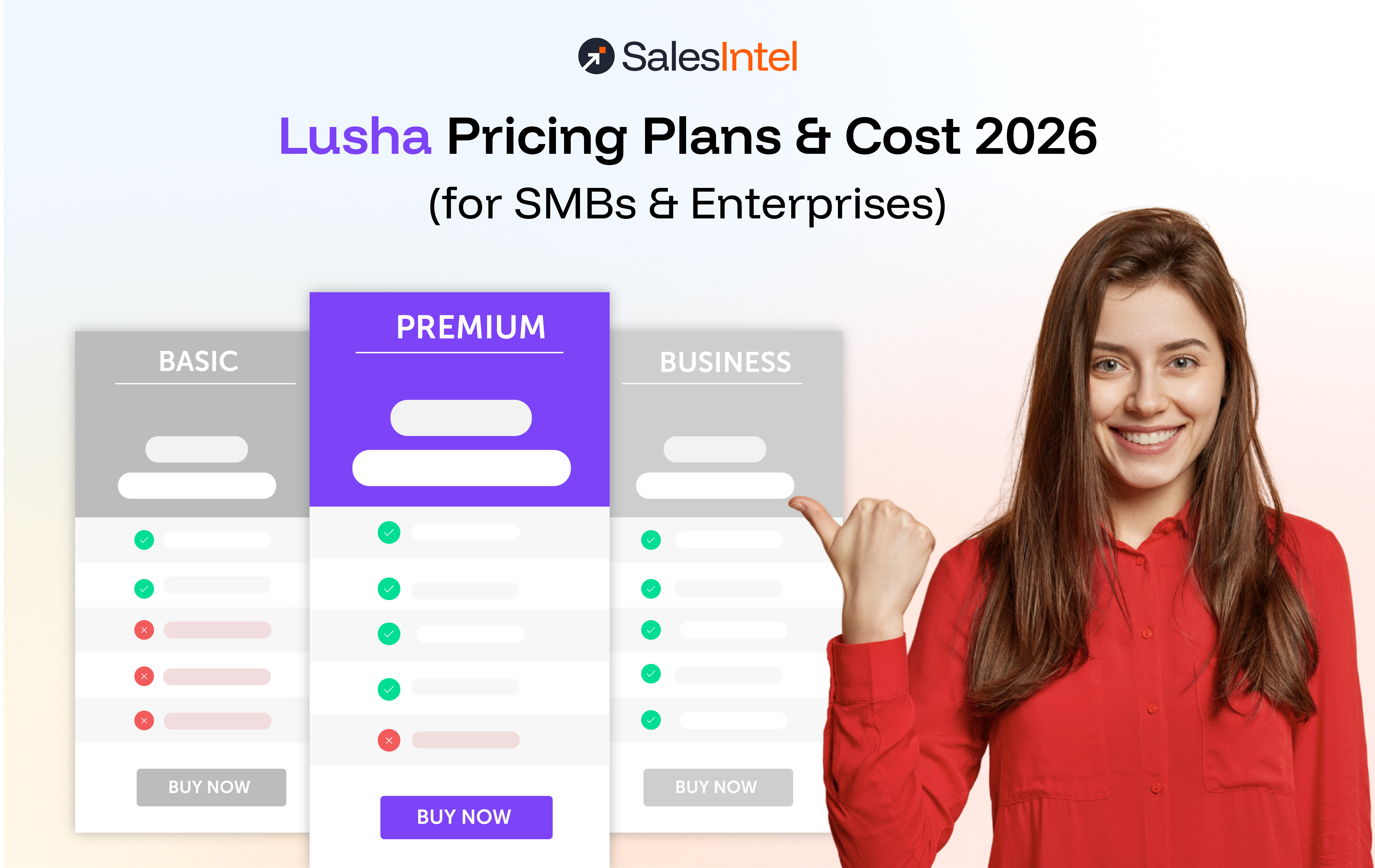 Lusha Pricing Plans & Cost 2026 (for SMBs & Enterprises)