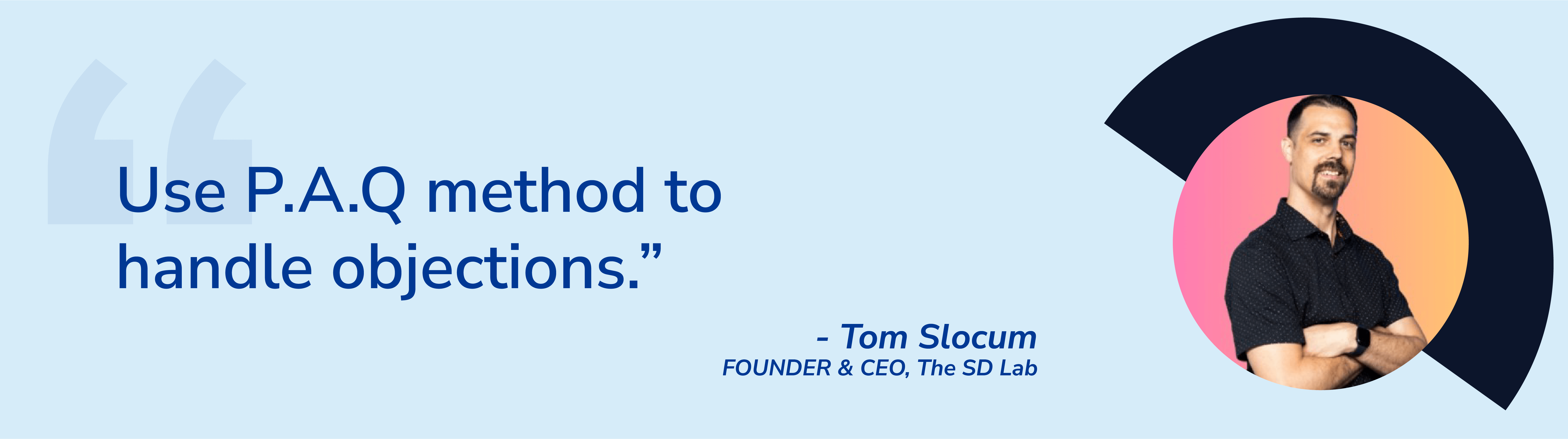 Tips From Top Sales Experts - Tom Slocum
