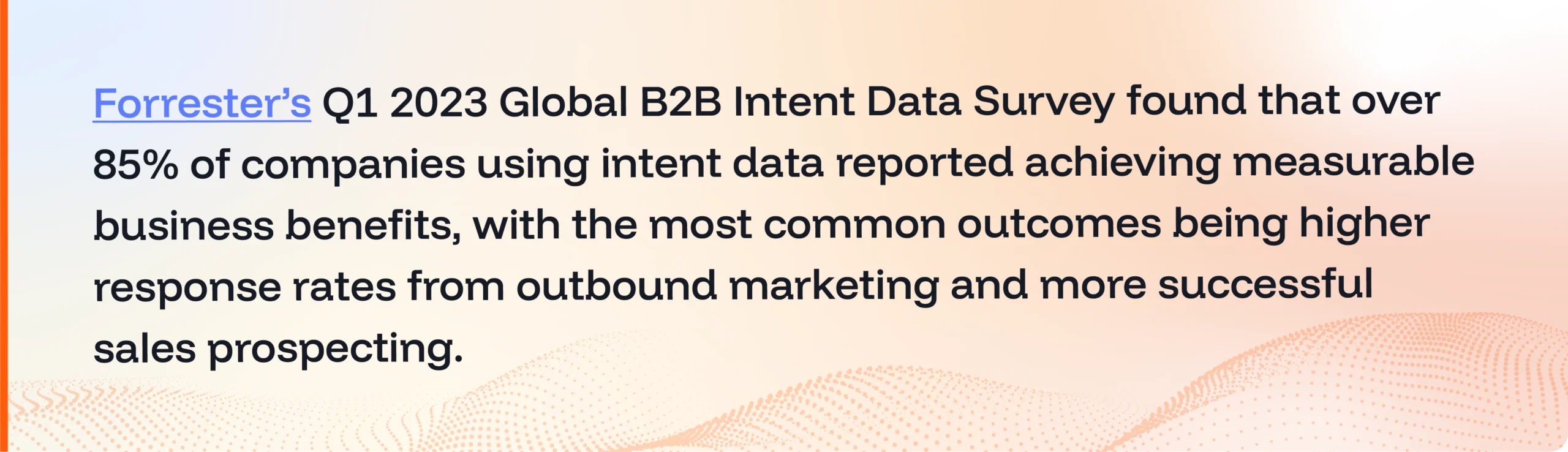 Forrester Global Intent data
