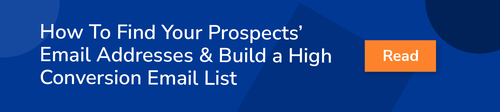 Build a High Conversion Email List