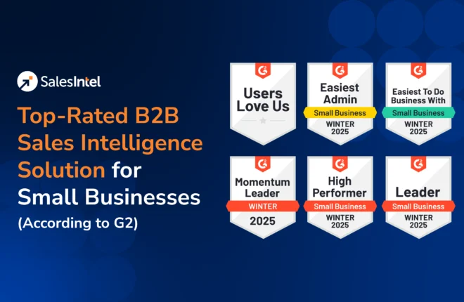 Why SalesIntel is the Top-Rated B2B Sales Intelligence Solution for Small Businesses (According to G2)