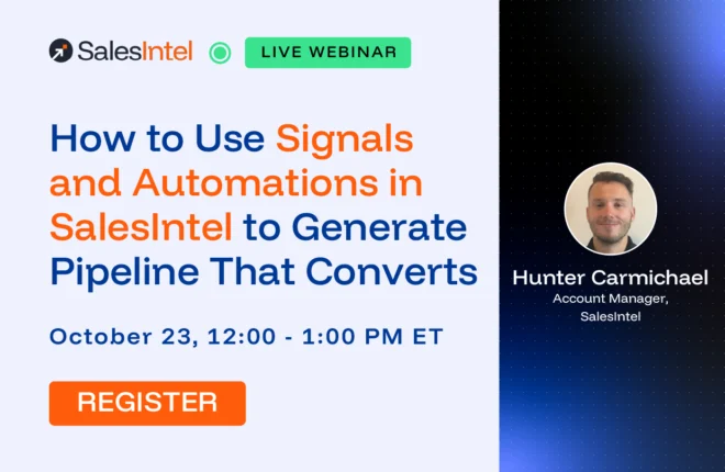 How to use Signals and automations in SalesIntel