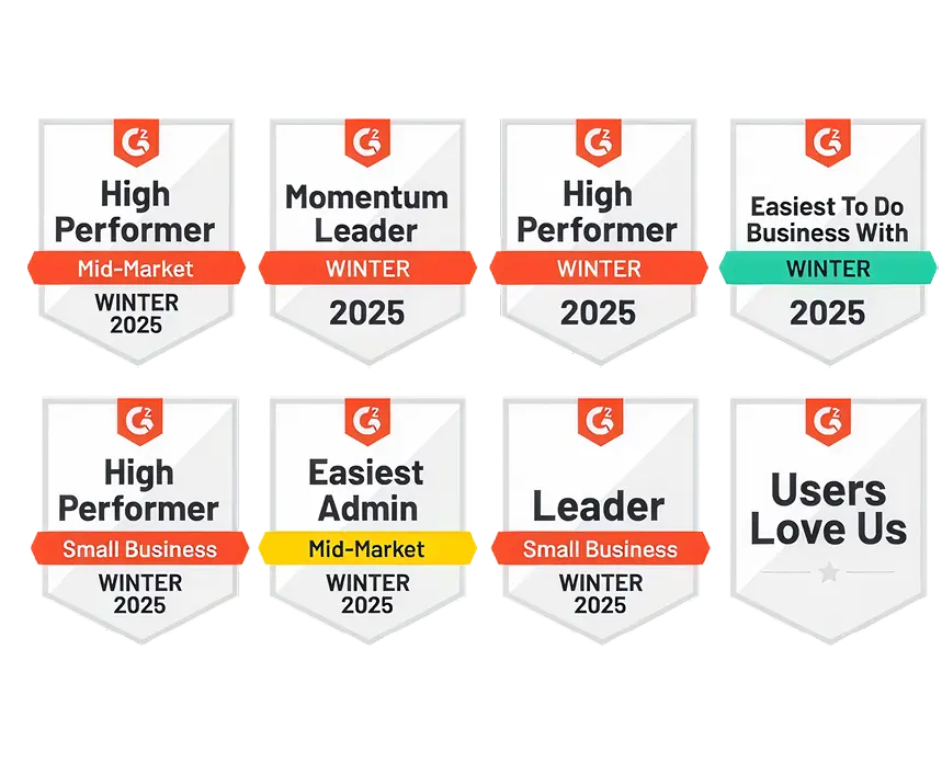 SalesIntel G2 badges