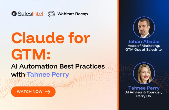Recap Claude for GTM AI Automation Best Practices